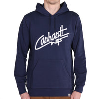 Carhartt WIP Hooded Locals Sweat Blue White
