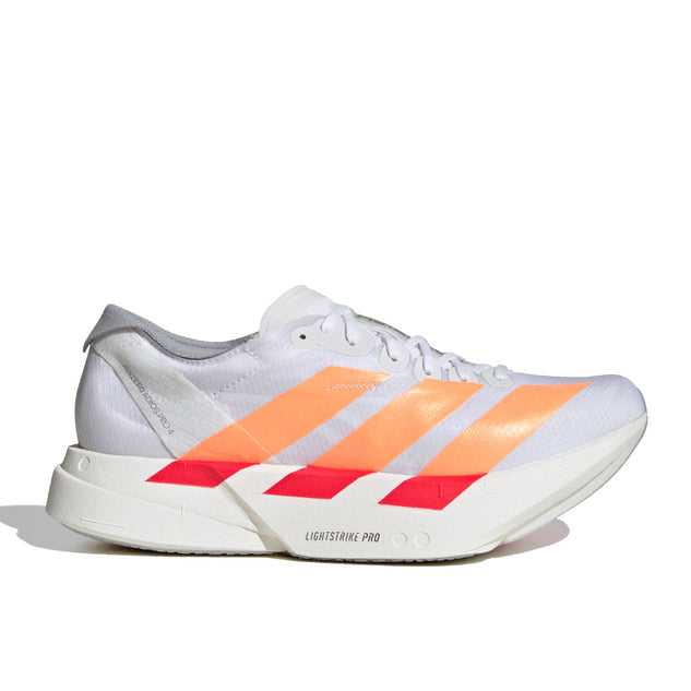 adidas Adizero Adios Pro 4 Damen White Orange
